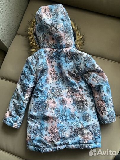 Куртка зимняя для девочки 104 размер