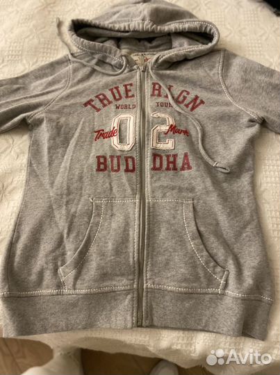 Худи на молнии Толстовка true religion оригинал М