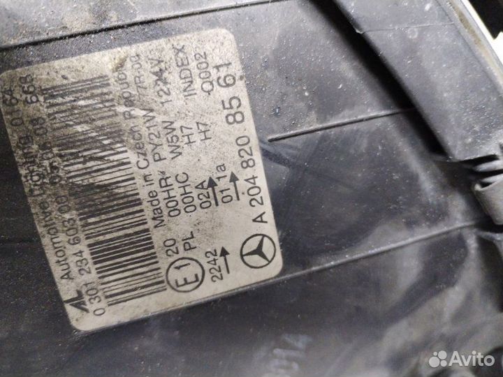 Фара галогеновая Mercedes C-Class W204 OM646 2008