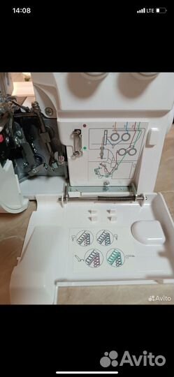 Оверлок janome 210d