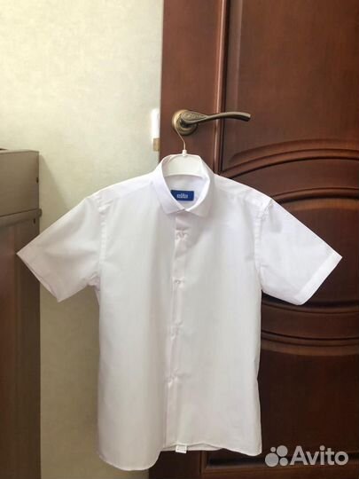 Рубашка школьная с коротким рукавом для мальчика