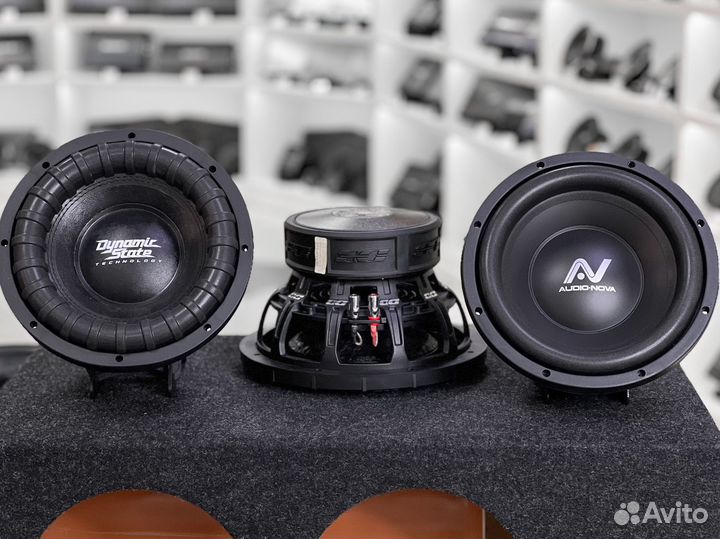 Автомобильные сабвуферы 10 дюймов (25см)