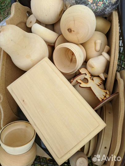 Деревянные заготовки (игрушки) под роспись
