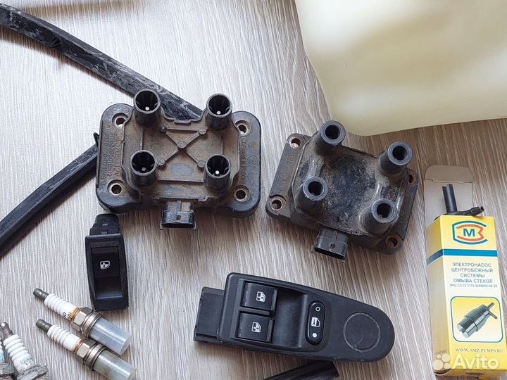 Бачок омывателя Калина, свечи, стеклоподьемники