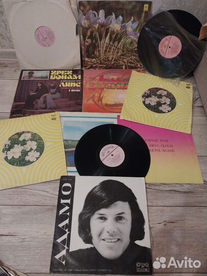 Лот виниловых пластинок 35шт