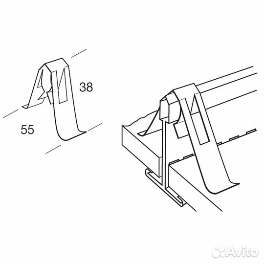 Универсальная фиксирующая клипса Armstrong