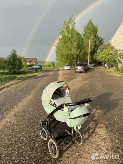Коляска 2 в 1 Bexa ideal id 03 (шалфей)