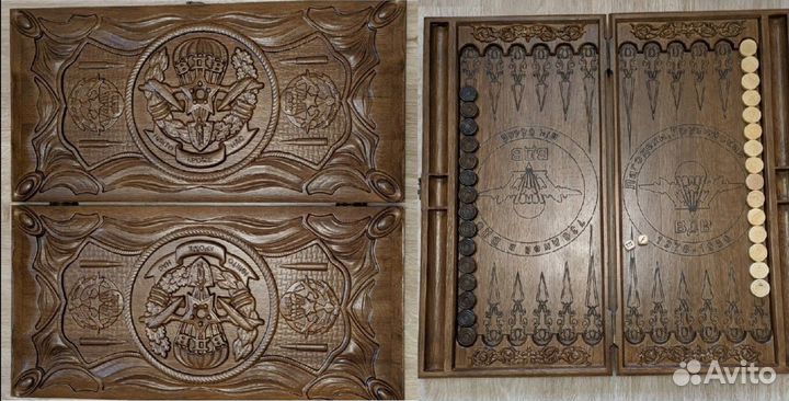 Нарды резные ручной работы вдв