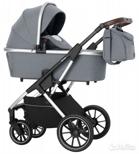 Модульная коляска 3в1 Carrello Aurora Silver Grey