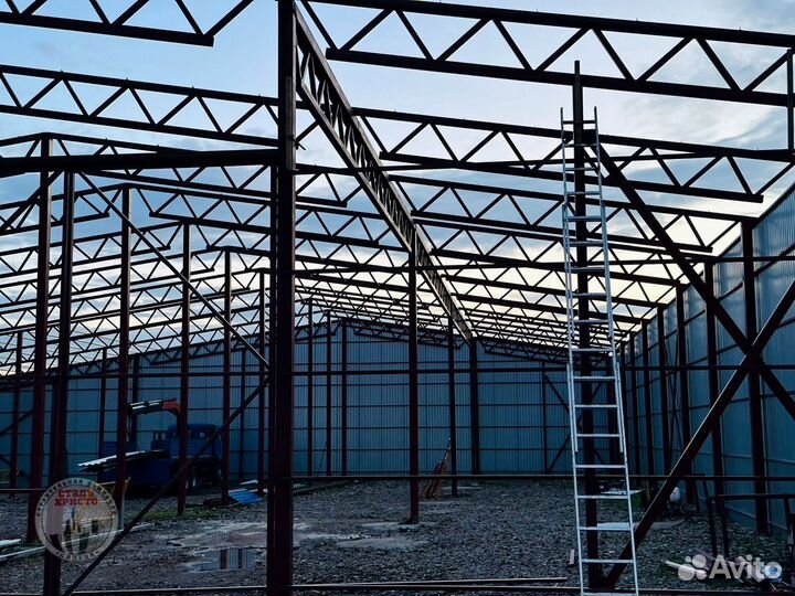 Зернохранилище из металлоконструкций