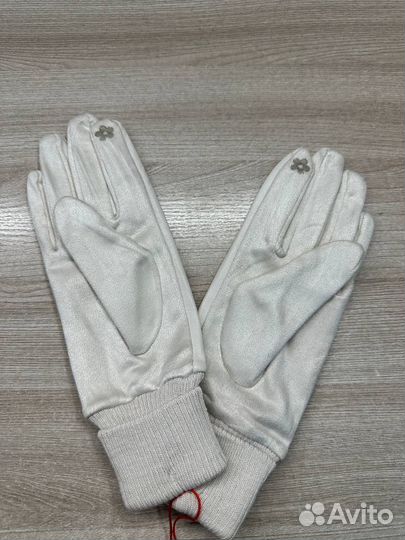 Перчатки зимние женские (кожзам)