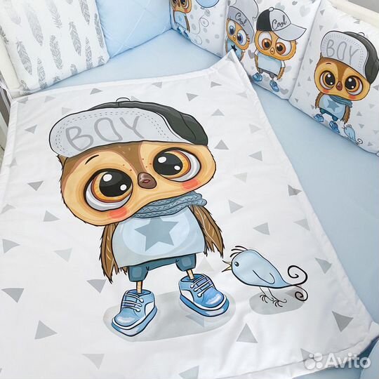 Бортики в детскую кроватку (в наличии)