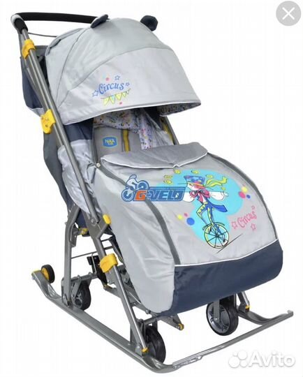 Санки коляска ника 7