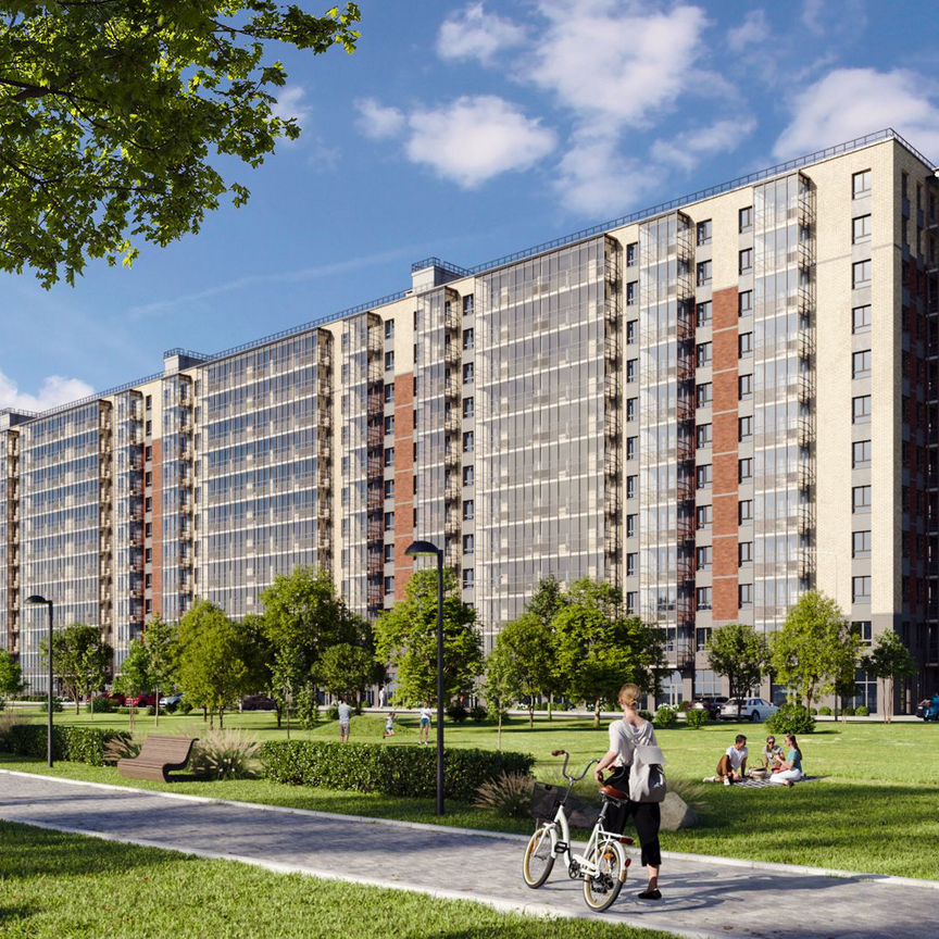 1-к. квартира, 40,5 м², 3/12 эт.