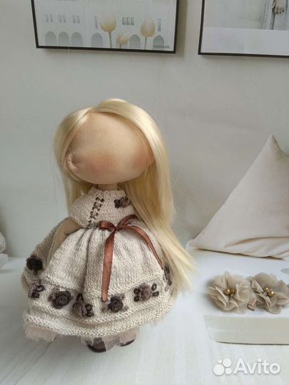 Безликая кукла текстильная