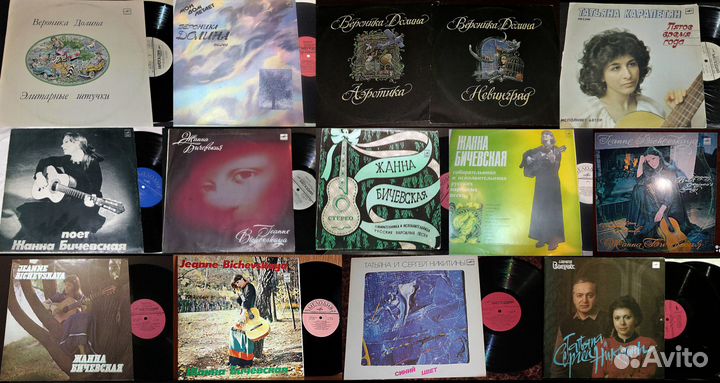 Пластинки бардовская песня (и цыганские романсы)