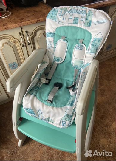 Стульчик для кормления babyton 2 в 1 трансформер