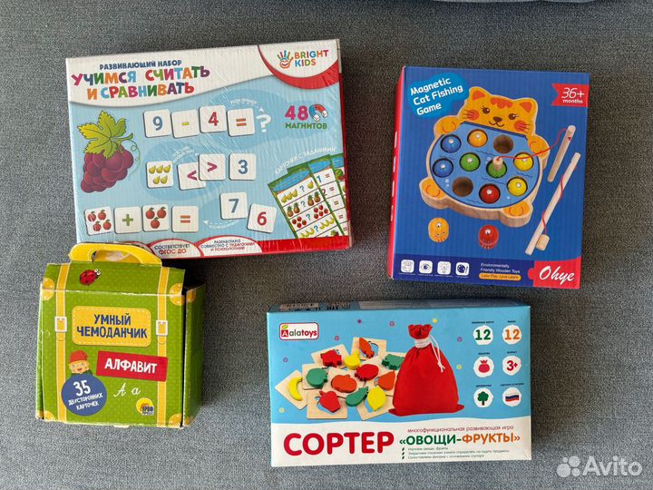 Развивающие деревянные игрушки