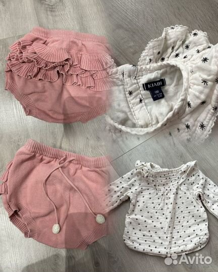 Одежда для девочки 62 68 74 hm next carters