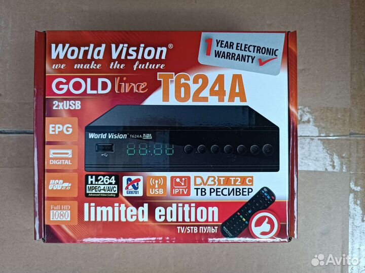 Приставка world vision DVB-T2/C