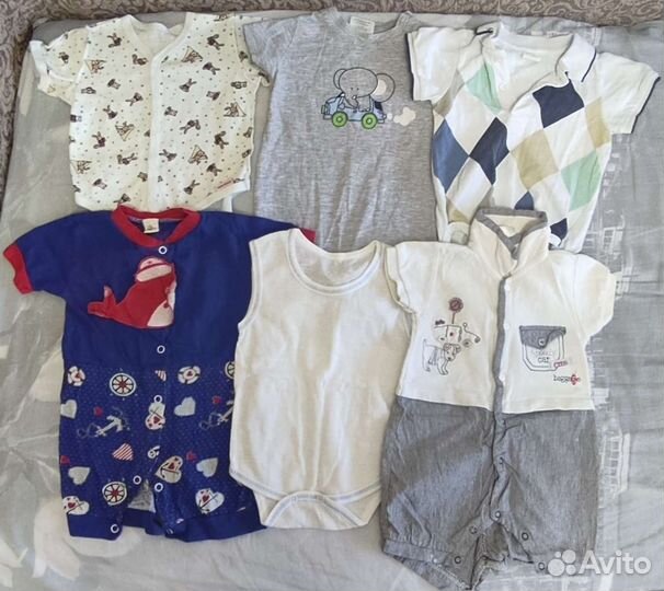 Вещи пакетом для мальчика от 0
