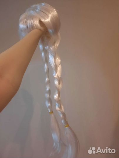 Парик с 2 косичками новый