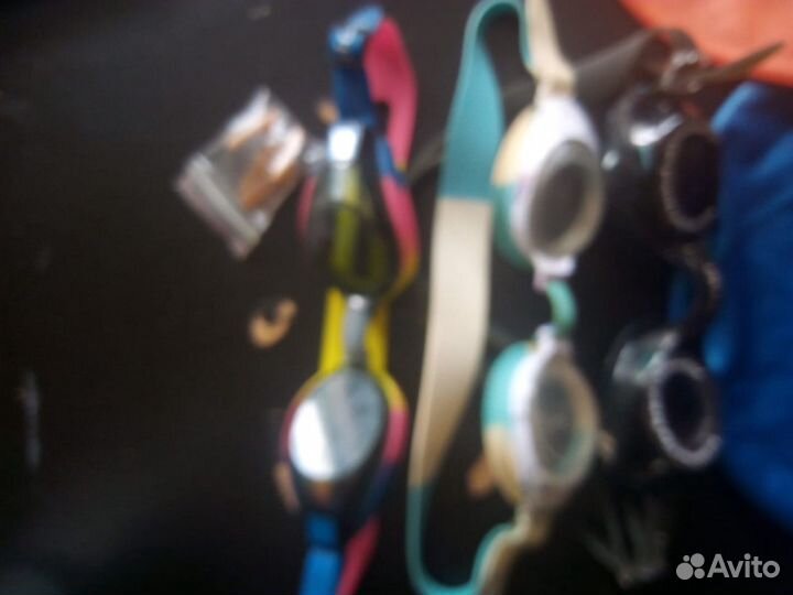 Шапочки для плавания и очки