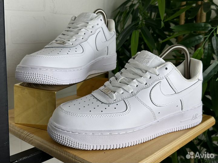 Кроссовки мужские Nike Air Force 1 41-46 белые