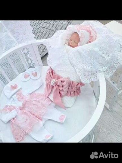 Конверт на выписку летний для девочки