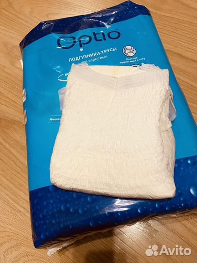 Подгузники-трусы для взрослых Optio S 30 штук