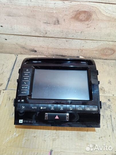Б/У Магнитола Toyota Land Cruiser 200 рестайлинг