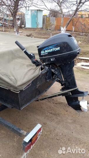 Комплект неригистрат лодка+мотор+прицеп