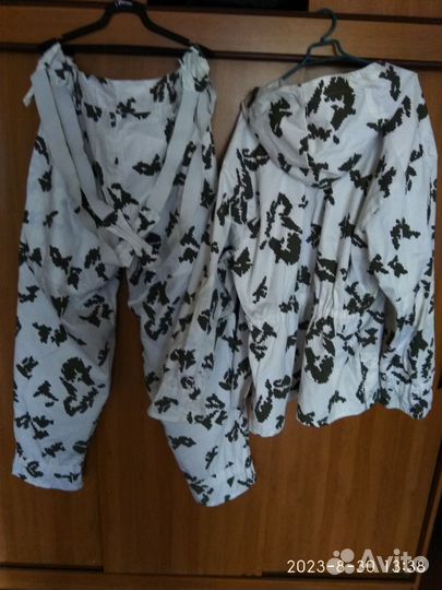 Зимний маскировочный костюм