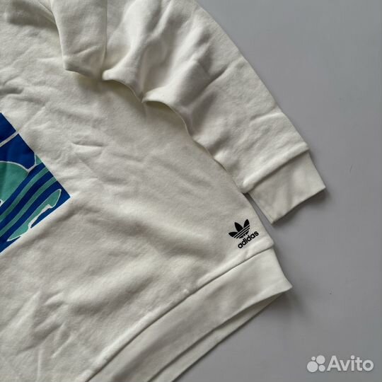 Новое худи adidas белое