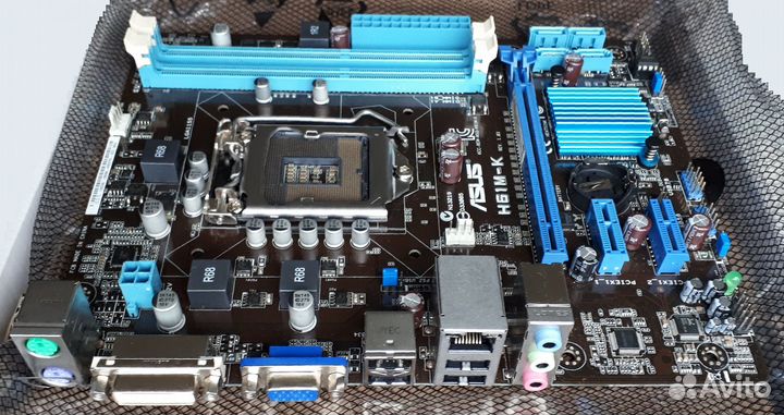 Материнская плата asus H61M-K LGA1155
