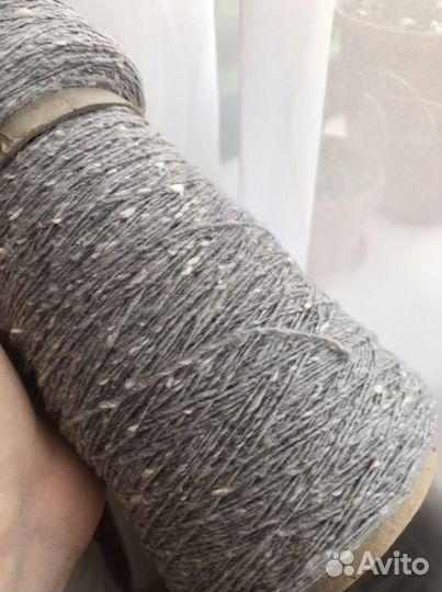 1кг Пряжи моточной и на бобинах пакетом