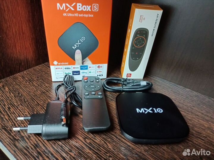 Смарт TV приставка MX10 box прошита новая