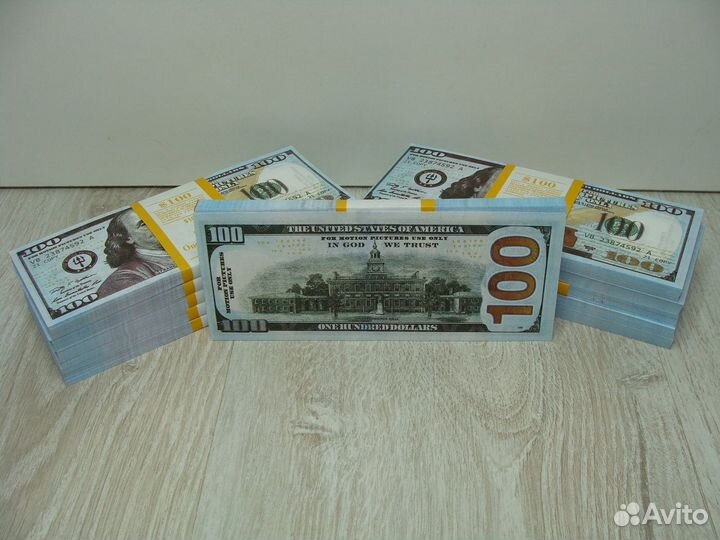 Банк Приколов 100 Dollars New Английская Версия