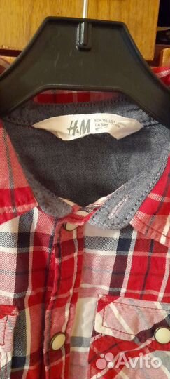 Рубашка для мальчика H&M 116р