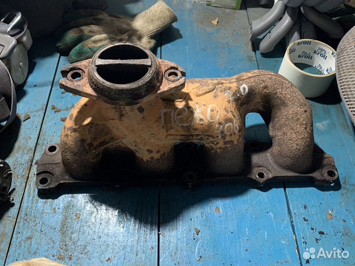 Выпускной коллектор Peugeot 406 седан ат 2.0