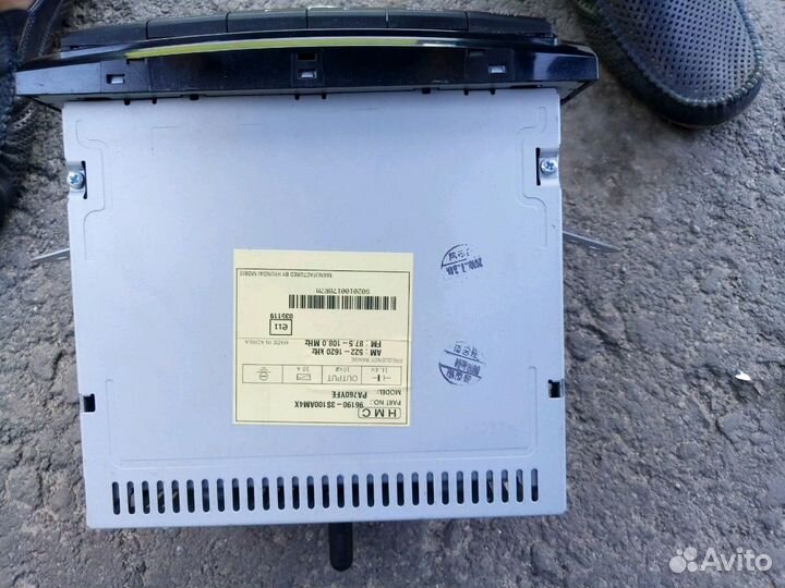 Магнитола Hyundai sonata yf