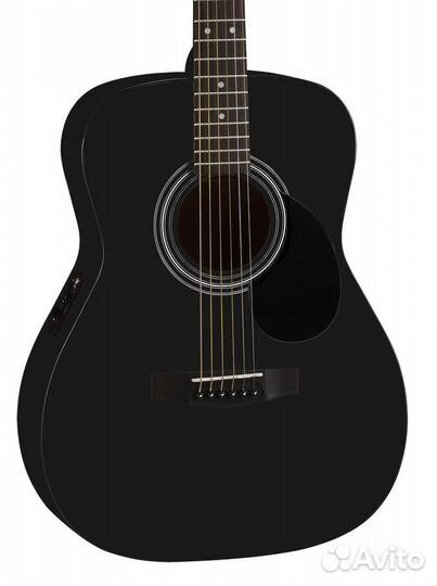 Электроакустическая гитара Cort AF510E-BKS