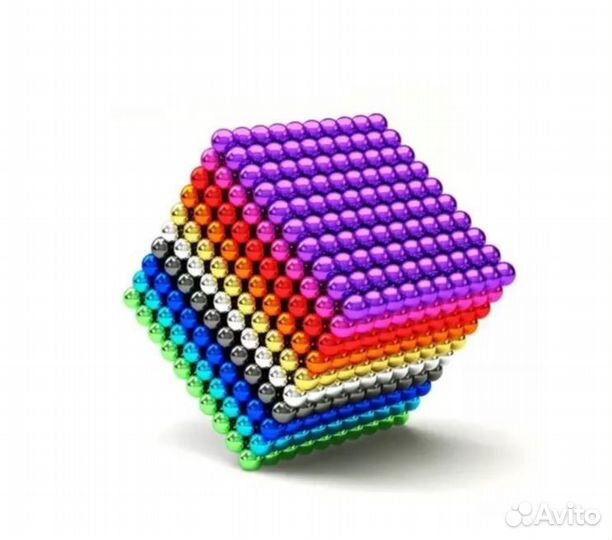 Головоломка Неокуб радужный 6*6 (шарики 5мм)