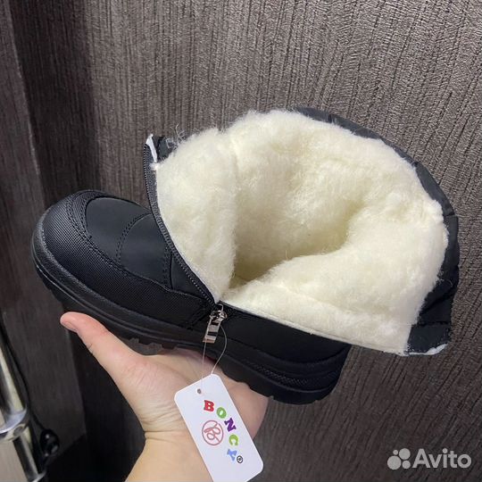 Детские зимние ботинки дутики новые