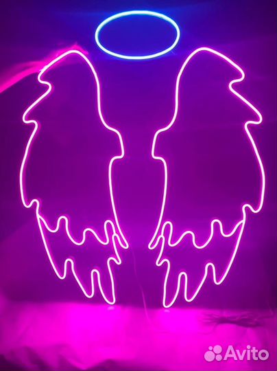 Неоновая вывеска. Дизайн в подарок