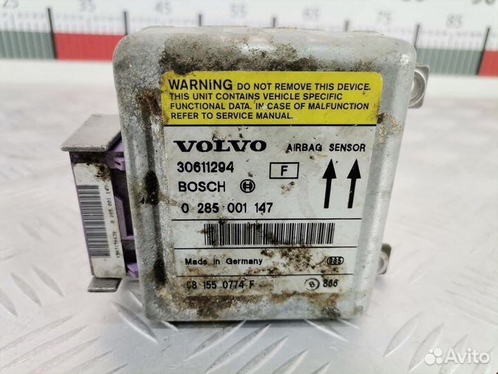 Блок управления Air Bag для Volvo S40 V40 1