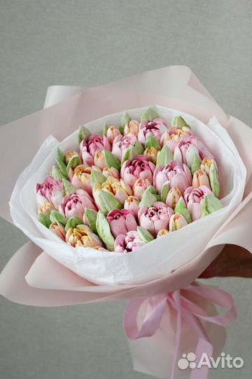 Съедобные букеты из зефира