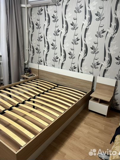 Кровать двухспальная 160 200 без матраса бу