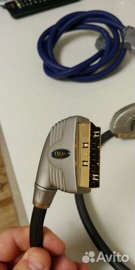 Качественный Ixos scart-scart золотые разъёмы