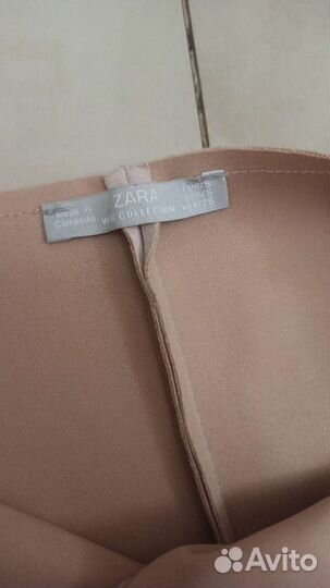 Zara замшевый комбинезон